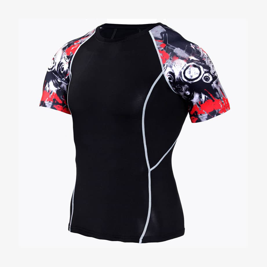 heaf89.jpg Short Sleeve Rash Guard - Image 1